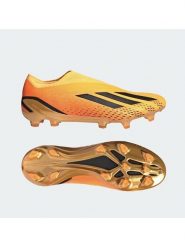 Adidas Korki "X Speedportal+ FG" w kolorze pomarańczowo-czarnym rozmiar: 48. Czarne buty treningowe Adidas, bez wzorów, z materiału. Za 523.38 zł.