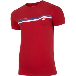 T-shirt męski TSM221 - czerwony. T-shirty marki 4F. Za 49.99 zł.