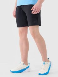 4F Szorty sportowe w kolorze czarnym rozmiar: L. Czarne krótkie spodenki sportowe 4F, l, bez wzorów, z materiału. Za 61.75 zł.