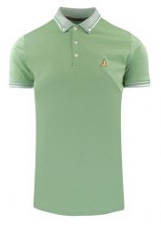 Oryginalna Koszulka Polo - Brave Soul - Zgaszona Zielona. Zielone koszulki polo Brave Soul, l, bez wzorów, z bawełny, bez kołnierzyka, bez ramiączek. Za 75.00 zł.