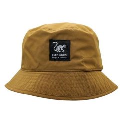 Czapka – wykonana z recyklingowanej wody, odwracalna(pomarańczowo-czarna). Brązowe czapki zimowe SURF MONKEY, bez wzorów, z neoprenu. Za 179.95 zł.