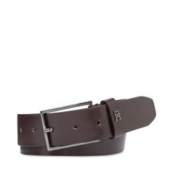 Pasek Męski Tommy Hilfiger. Brązowe paski Tommy Hilfiger, bez wzorów. Za 99.99 zł.