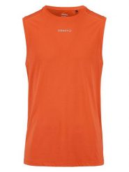 Craft Top sportowy "ADV Essence" w kolorze pomarańczowym rozmiar: L. Pomarańczowe t-shirty sportowe Craft, bez wzorów, bez ramiączek, outdoorowe. Za 60.99 zł.