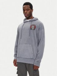 Brave Soul Bluza MSS-627PEROXIDE Niebieski Regular Fit. Niebieskie bluzy Brave Soul, l, bez wzorów, z bawełny, bez kaptura. Za 79.99 zł.