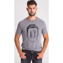 T-SHIRT REGULAR FIT ARMANI EXCHANGE. Szare t-shirty Armani Exchange, l, bez wzorów, bez kołnierzyka, bez ramiączek. Za 104.50 zł.