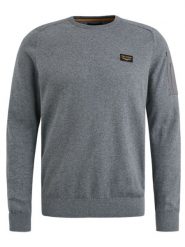 PME Legend Sweter w kolorze szarym rozmiar: XXL. Szare swetry nierozpinane PME Legend, xxl, bez wzorów, z bawełny, bez kołnierzyka, bez ramiączek. Za 232.78 zł.