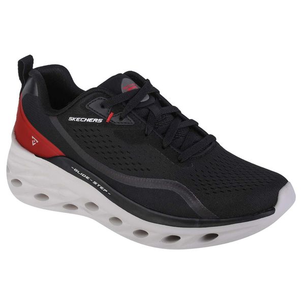 Buty do biegania męskie Skechers Glide Step Swift Midio. Czarne buty do biegania Skechers, bez wzorów, z gumy, bez zapięcia, do biegania, skechers sport. Za 299.99 zł.