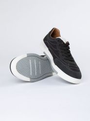 PAUL VESTERBRO Skórzane sneakersy w kolorze czarnym rozmiar: 44. Czarne buty sportowe casual PAUL VESTERBRO, bez wzorów, bez zapięcia. Za 195.99 zł.