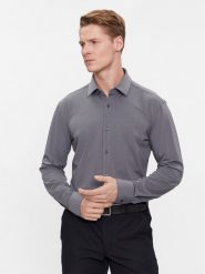 Boss Koszula P-Hank-S-Kent-C1-222 50508730 Srebrny Slim Fit. Szare koszule Boss, m, bez wzorów, z syntetyku, bez kołnierzyka, bez ramiączek. Za 649.99 zł.