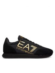 EA7 Emporio Armani Sneakersy 7X000541 AF18609 MZ177 Czarny. Czarne buty sportowe casual EA7 Emporio Armani, bez wzorów, ze skóry, bez zapięcia. Za 779.99 zł.