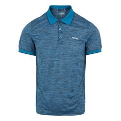 Koszulka Polo Męska Jersey Remex II. Niebieskie koszulki polo Regatta, m, bez wzorów, z jersey, bez kołnierzyka, bez ramiączek. Za 47.99 zł.