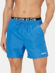 Calvin Klein Swimwear Szorty kąpielowe LV00N61015 Niebieski Regular Fit. Niebieskie kąpielówki Calvin Klein Swimwear, m, bez wzorów, z syntetyku. Za 299.99 zł.