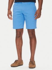 Tommy Hilfiger Szorty materiałowe Brooklyn MW0MW23563 Niebieski Regular Fit. Niebieskie szorty Tommy Hilfiger, m, bez wzorów, z bawełny. Za 299.99 zł.