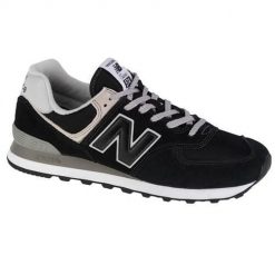 Buty do chodzenia męskie New Balance 574. Czarne buty sportowe casual New Balance, bez wzorów, z gumy, bez zapięcia, new balance 574. Za 725.00 zł.
