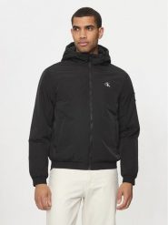 Calvin Klein Jeans Kurtka przejściowa Harrington J30J325596 Czarny Regular Fit. Czarne kurtki Calvin Klein Jeans, m, bez wzorów, z jeansu, bez kaptura. Za 849.99 zł.