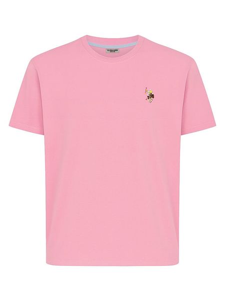 U.S. Polo Assn. Koszulka w kolorze jasnoróżowym rozmiar: XXL. Różowe bezrękawniki U.S. Polo Assn., s, bez wzorów, z bawełny, bez kołnierzyka, bez ramiączek. Za 102.42 zł.