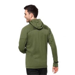 Męska Bluza Z Kapturem Hirschberg Full Zip. Zielone bluzy z kapturem Jack Wolfskin, l, bez wzorów, z materiału, z kapturem. Za 569.99 zł.