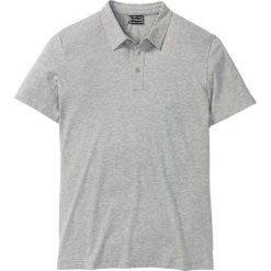 Shirt polo ze stretchem Slim Fit bonprix jasnoszary melanż. Koszulki polo marki bonprix. Za 54.99 zł.