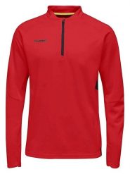 Czerwona męska bluza Hummel Tech Move Half Zip. Czerwone bluzy bez kaptura 47 Brand, m, bez wzorów, z elastanu, bez kaptura. Za 211.99 zł.