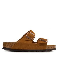 Klapki Birkenstock. Brązowe klapki Birkenstock. Za 409.99 zł.