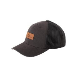 Czapka dla Mężczyzn DOWN THECH. Czarne czapki z daszkiem Quiksilver, z aplikacjami, z bawełny. Za 139.99 zł.