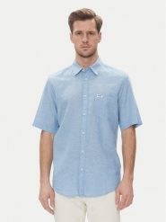 Wrangler Koszula 1 Pkt 112362731 Błękitny Regular Fit. Niebieskie koszule Wrangler, m, bez wzorów, ze lnu, bez kołnierzyka, bez ramiączek. Za 159.99 zł.