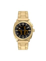 Fossil Zegarek Machine Big Tic FS6157 Złoty. Żółte, analogowe zegarki Fossil, ze stali. Za 979.99 zł.