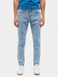 Mustang Jeansy Vegas 1014857 Niebieski Slim Fit. Niebieskie jeansy Mustang, m. Za 229.99 zł.