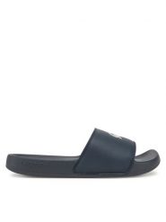 Lacoste Klapki Serve Sliders 7-49CMA0041 Granatowy. Niebieskie klapki LACOSTE, ze skóry. Za 119.99 zł.