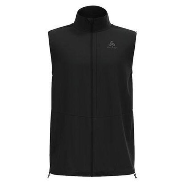Kamizelka męska ODLO Zeroweight Warm Vest. Czarne kurtki do biegania ODLO, m, bez wzorów, bez kaptura, do biegania. W wyprzedaży za 467.70 zł.
