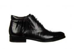 Trzewiki John Doubare H35B-52-183 Black 104235, Czarny, Skóra naturalna - 45. Czarne botki sznurowane John Doubare, na zimę, bez wzorów, z gumy, bez obcasa, bez zapięcia. W wyprzedaży za 499.00 zł.