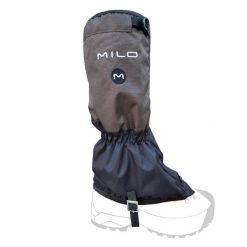 Stuptuty ochraniacze przeciwśnieżne Milo Creek. Zielone buty trekkingowe Milo, bez wzorów, bez zapięcia. Za 102.99 zł.
