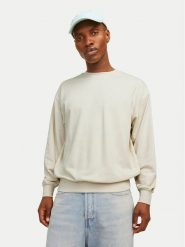 Jack&Jones Bluza Charge 12257853 Beżowy Loose Fit. Brązowe bluzy Jack&Jones, m, bez wzorów, z bawełny, bez kaptura. Za 69.99 zł.
