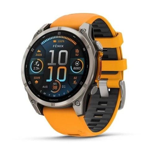 Garmin Fenix 8 47mm AMOLED Sapphire Titan. Niebieskie zegarki sportowe GARMIN. Za 5,111.99 zł.