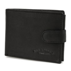 Czarny Bag Street Portfel Skórzany Męski Poziomy Na Karty 883. Czarne portfele bez wzorów, ze skóry. Za 43.99 zł.