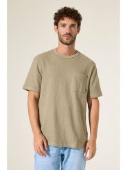 Garcia Koszulka w kolorze khaki rozmiar: XL. Brązowe bezrękawniki Garcia, xl, bez wzorów, z bawełny, bez kołnierzyka, bez ramiączek. Za 105.14 zł.