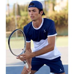 Koszulka sportowa męska Performance. Białe t-shirty sportowe NORDICDOTS, bez wzorów, z elastanu, bez ramiączek. W wyprzedaży za 129.50 zł.