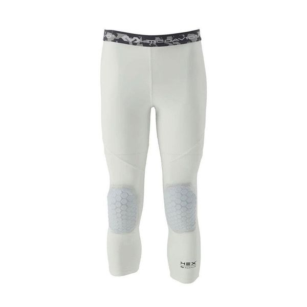 Legginsy 3/4 z nakolannikami McDavid Hex. Białe legginsy długie sportowe MCDAVID, m, bez wzorów, z materiału, na fitness i siłownię. Za 333.50 zł.