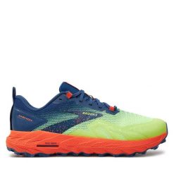 Buty do biegania Brooks. Żółte buty do biegania Brooks, bez wzorów, bez zapięcia, do biegania. Za 379.99 zł.