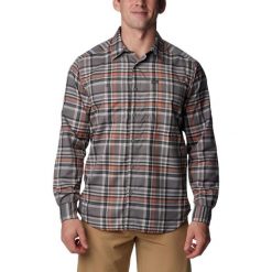 Koszula z długim rękawem Silver Ridge Utility Lite Plaid. Brązowe koszule Columbia, m, bez wzorów, bez kołnierzyka, bez ramiączek. Za 359.00 zł.