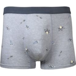 Bokserki Obcisłe, Szare w Latarki, Ogniska, Lornetki, Bawełniane, Majtki z Elastanem -ALTIES. Szare bokserki Alties, l, bez wzorów, z bawełny. Za 35.00 zł.