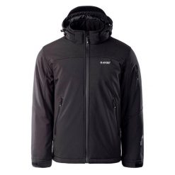 Męska Kurtka Soft Shell Geko. Czarne kurtki Hi-tec, l, bez wzorów, z softshellu, bez kaptura. Za 422.99 zł.