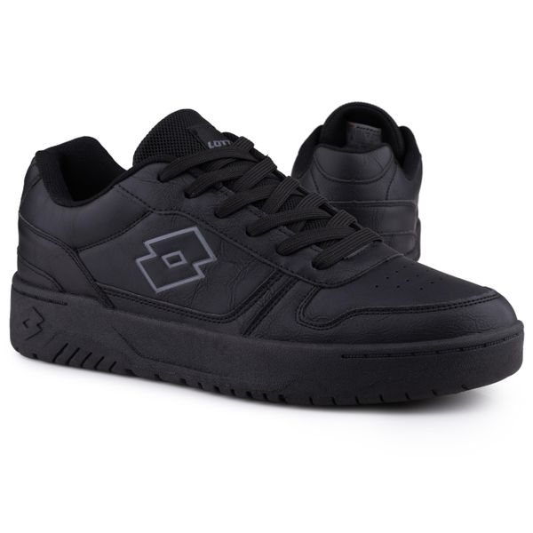 Buty męskie sportowe trampki GROOVN OC. Czarne trampki Lotto, l, bez wzorów, bez zapięcia. Za 117.00 zł.