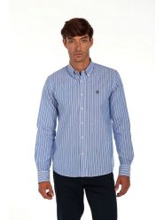 The Time of Bocha Koszula "Oxford" w kolorze niebieskim rozmiar: M. Niebieskie koszule The Time of Bocha, m, bez wzorów, z bawełny, bez kołnierzyka, bez ramiączek. Za 114.44 zł.