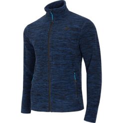 Polar męski PLM001 - granat melanż. Bluzy z polaru marki 4F. Za 169.99 zł.