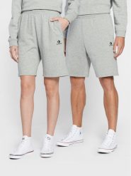 Converse Szorty sportowe Unisex Core 10023875-A02 Szary Regular Fit. Szare krótkie spodenki sportowe Converse, m, bez wzorów, z bawełny. Za 169.99 zł.