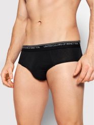 United Colors Of Benetton Slipy 3OP82S18N Czarny. Czarne slipki United Colors Of Benetton, l, bez wzorów, z bawełny. Za 49.99 zł.