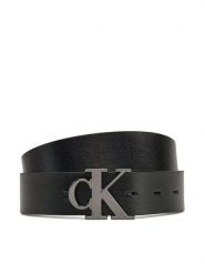 Calvin Klein Jeans Pasek Męski Monogram Plaque 35mm Rev/Adj LV04G7002G Czarny. Czarne paski Calvin Klein Jeans, bez wzorów, z jeansu. Za 169.99 zł.