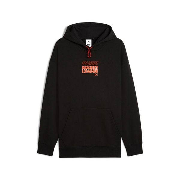 Bluza z kapturem Puma X Rocket League. Czarne bluzy z kapturem Puma, m, bez wzorów, z bawełny, z kapturem. Za 329.25 zł.