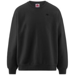 Męska bluza z kapturem Kappa szara sportowa. Czarne bluzy z kapturem Kappa, na jesień, m, z aplikacjami, z bawełny, z kapturem. Za 453.45 zł.